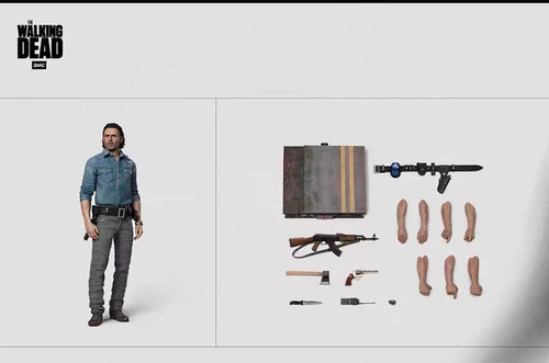 Figurina inart rick grimes - rick, 1/6